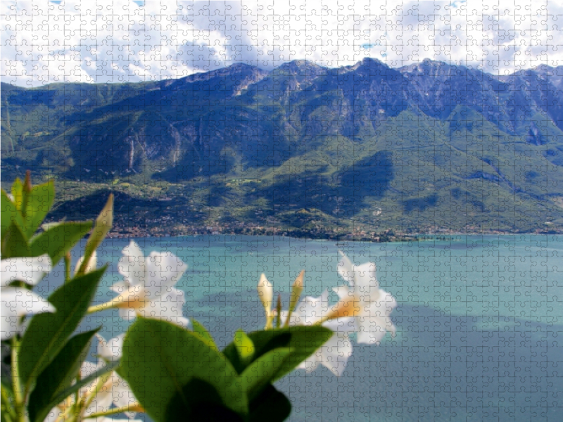 Blick von Pieve auf Malcesine