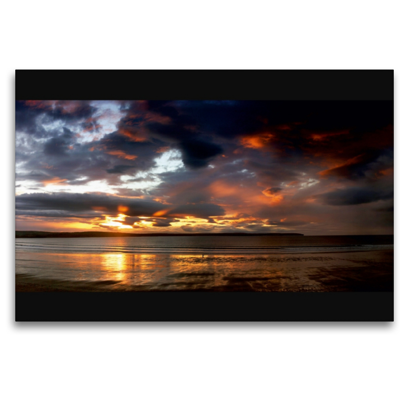 Panorama Dunnet Beach, Caithness, Schottland