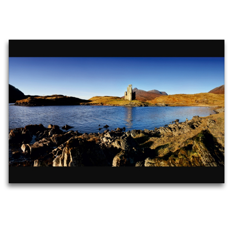 Panorama, Ardvreck Castle, Schottland