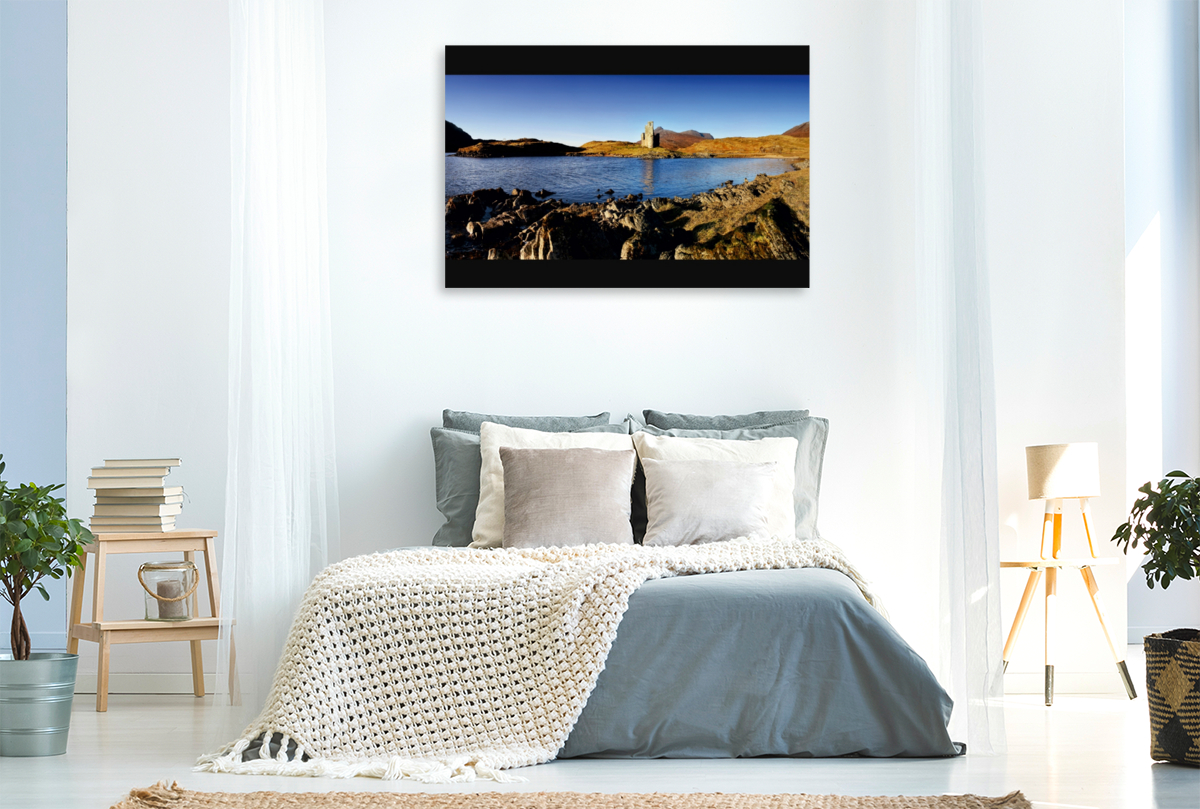 Panorama, Ardvreck Castle, Schottland