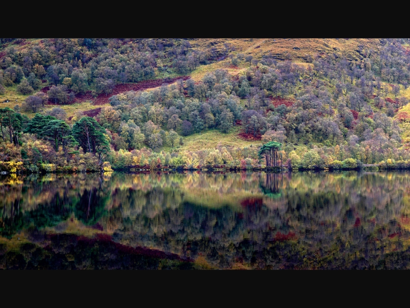 Zauberhafte Panorama Aufnahme von Loch Eilt, Glenfinnan, Schottland