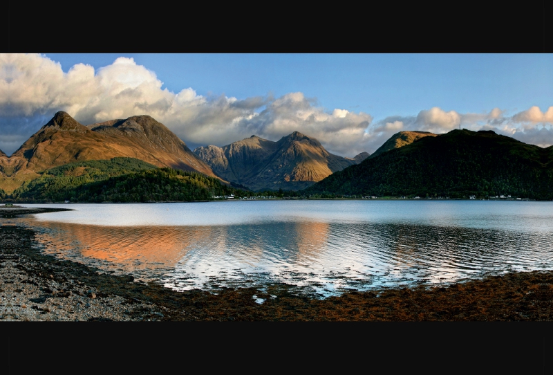 Panorama, Glen Coe Village, Schottland