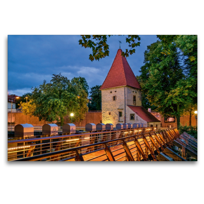 Penickelturm zur blauen Stunde in Osnabrück