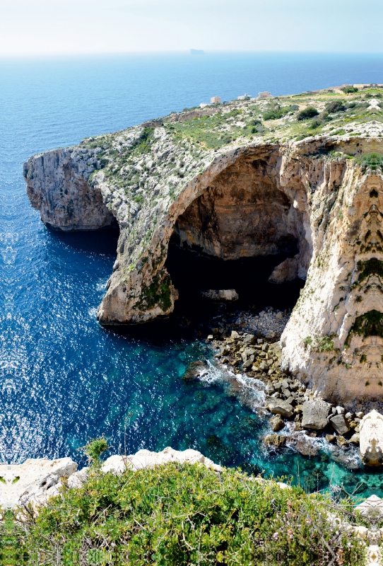 Die Blue Grotto in Malta