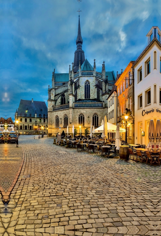 Rathaus und Marienkirche Osnabrück