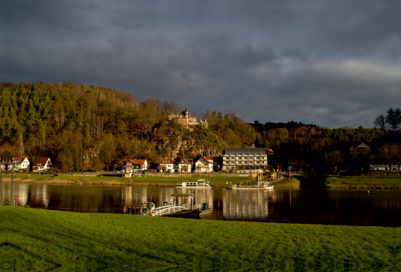 Fährübergang Rathen, Deutschland