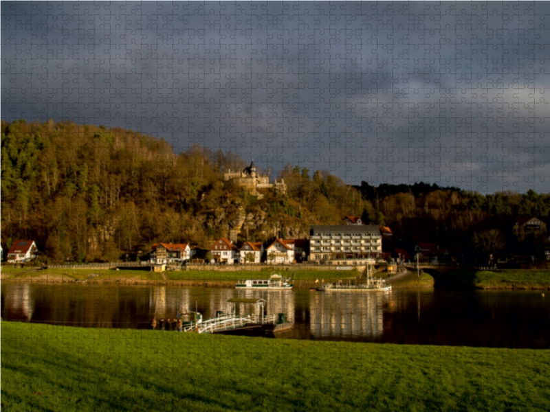 Fährübergang Rathen, Deutschland