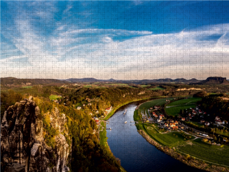 Blick über die Elbe, Deutschland