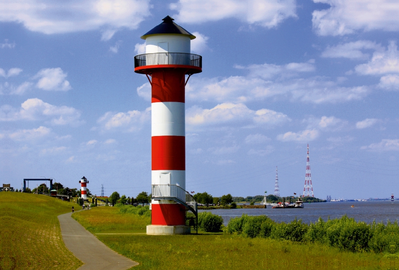 Leuchttürme an der Elbe