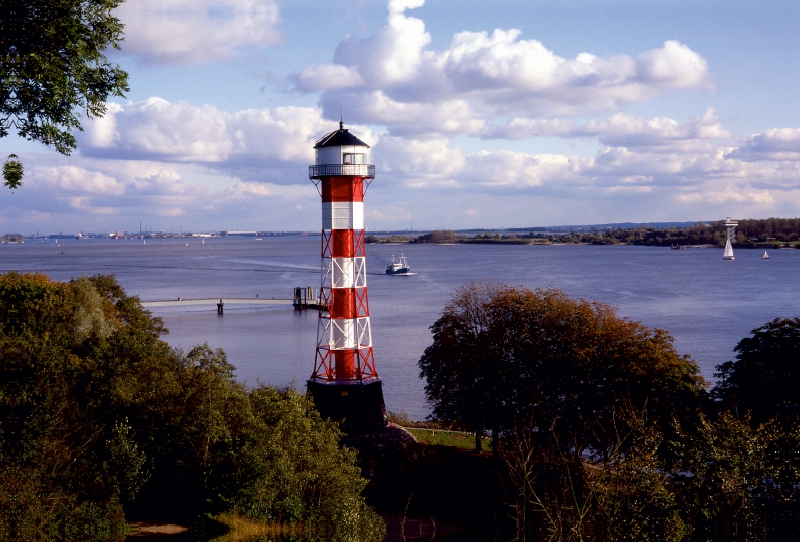 Leuchtturm Wittenbergen, Elbe