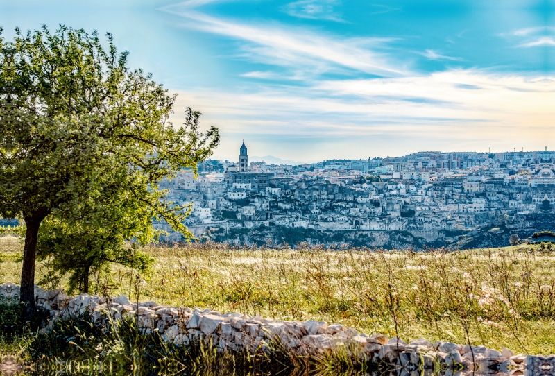 Blick auf Matera in Basilikata