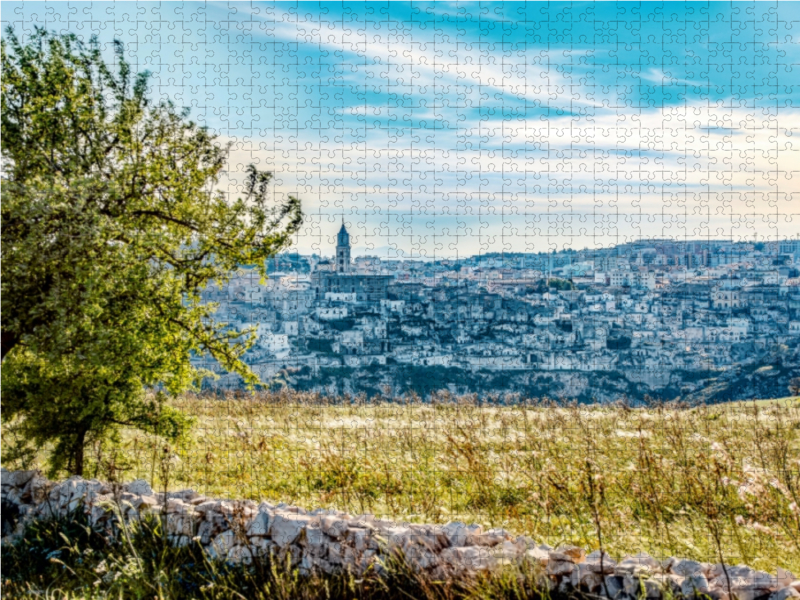 Blick auf Matera in Basilikata