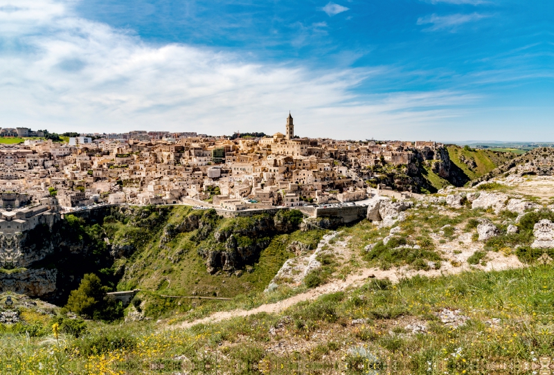 Matera und die Schlucht der Gravina di Matera