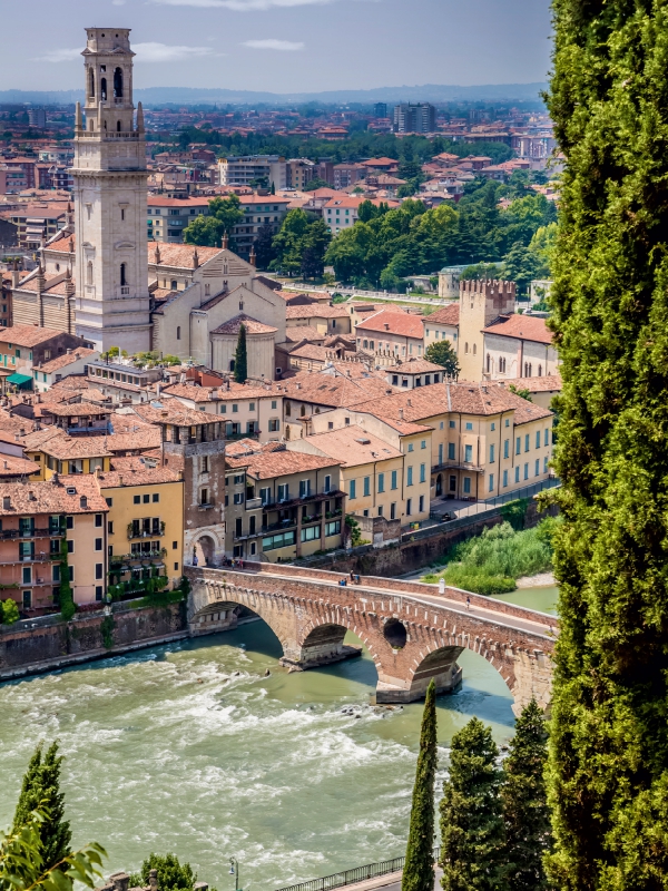 VERONA Blick über die Altstadt