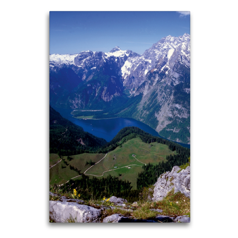 Blick vom Jenner auf den Königssee mit Watzmann