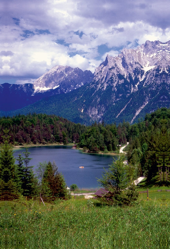 Lautersee am Karwendelgebirge