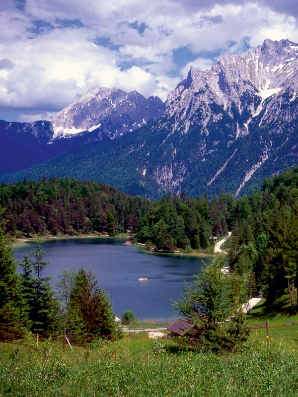 Lautersee am Karwendelgebirge