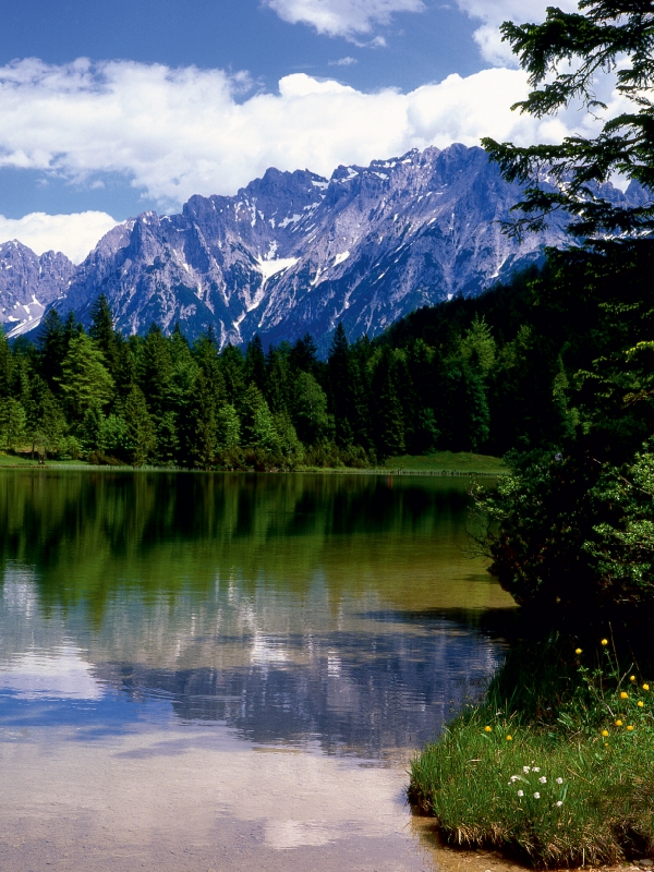 Ferchensee  am Karwendelgebirge