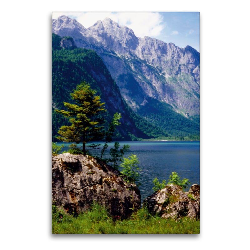 Obersee, umgeben von hohen Bergen