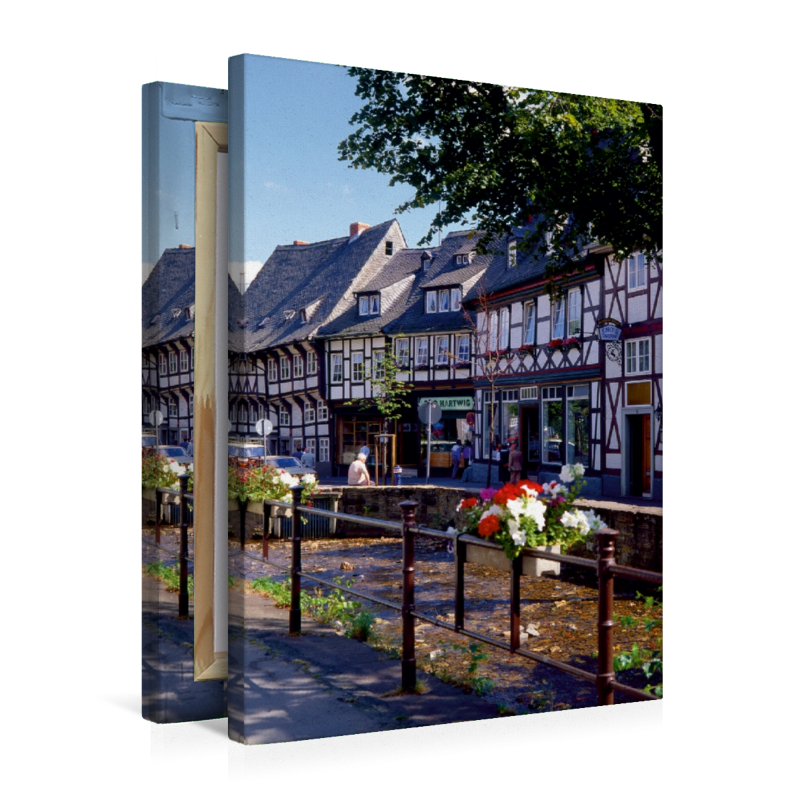 Fachwerkhäuser am Gose-Kanal in Goslar