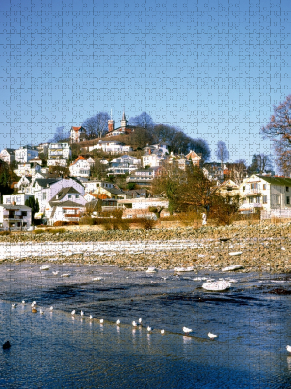 Blick auf den Süllberg in Blankenese