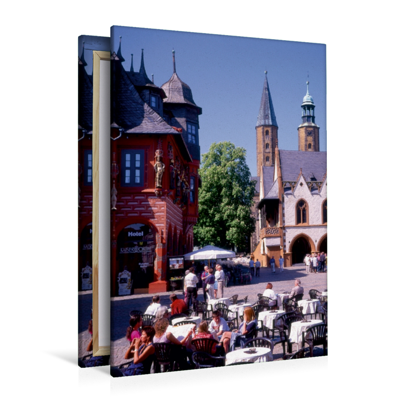 Markplatz Goslar mit Rathaus und Kaiser Worth