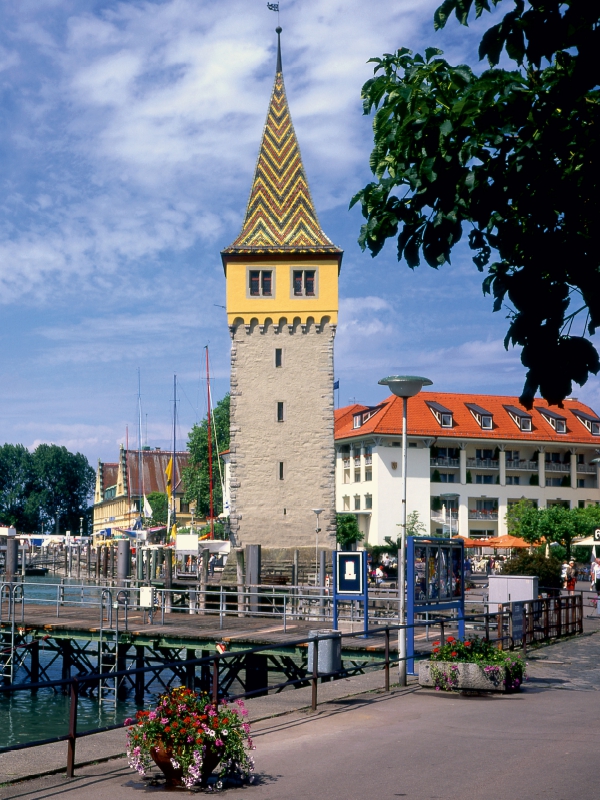 Mangturm im Hafen von Lindau