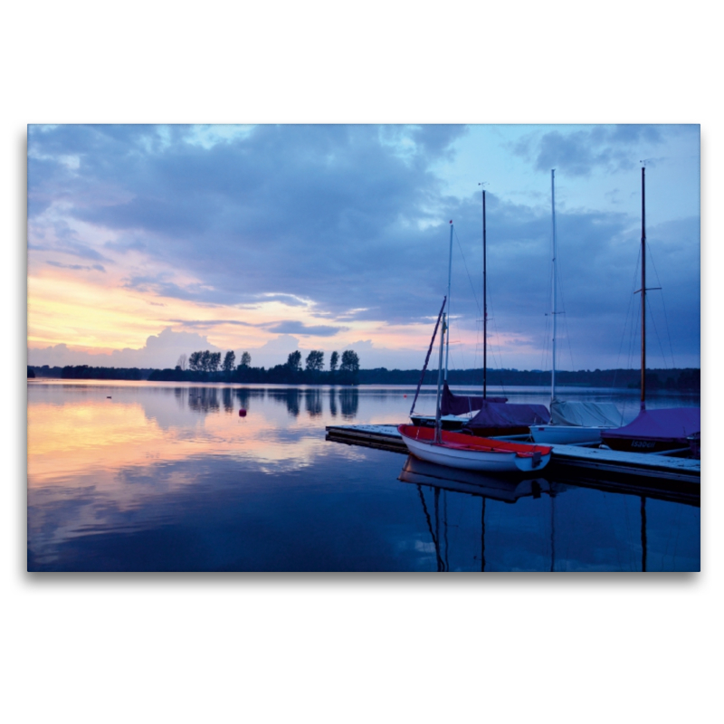 Boote zur blauen Stunde