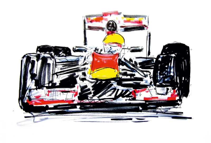 Illustration Red Bull RB 8