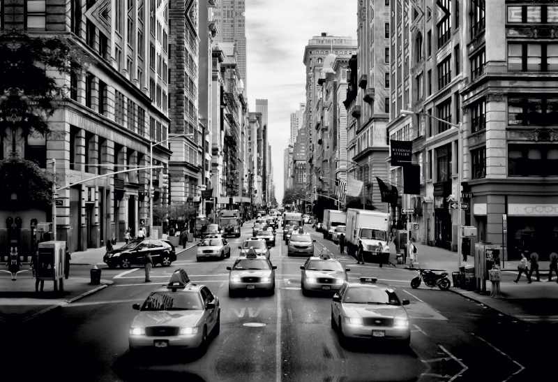 NYC 5th Avenue Monochrom