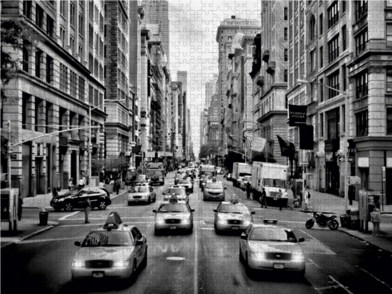 NYC 5th Avenue Monochrom