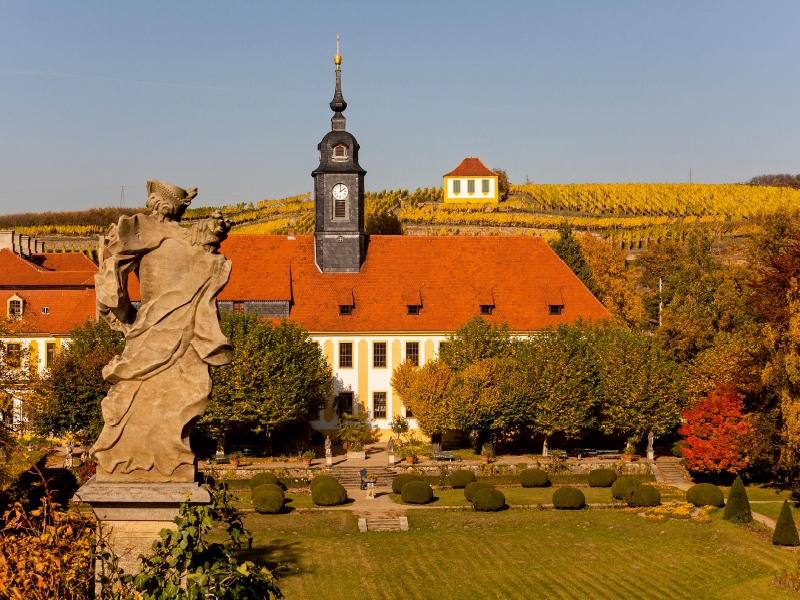 Schlossblick in Diesbar Seußlitz