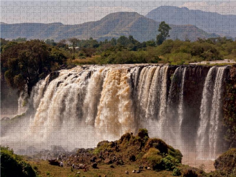 Nilfälle bei Bahir Dar in Äthiopien