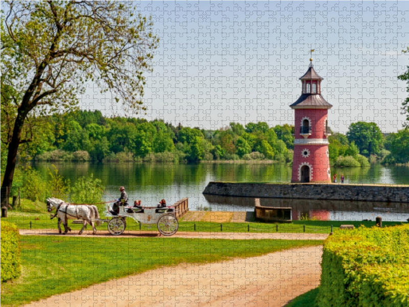 Der Leuchtturm am Großteich in Moritzburg