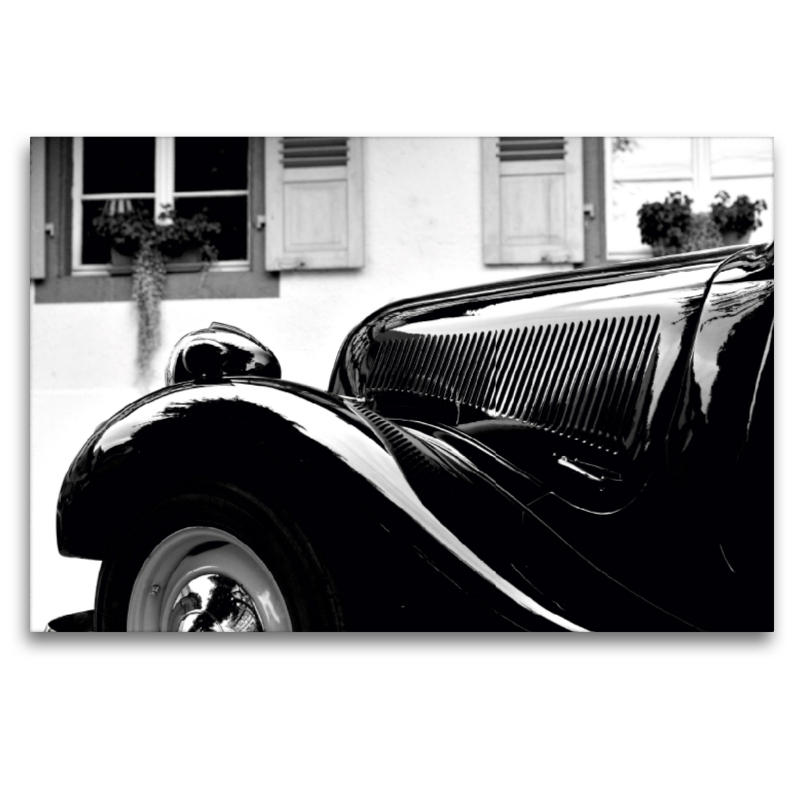 Ein Motiv aus dem Kalender Citroën 11 CV Traction Avant in schwarzweiss