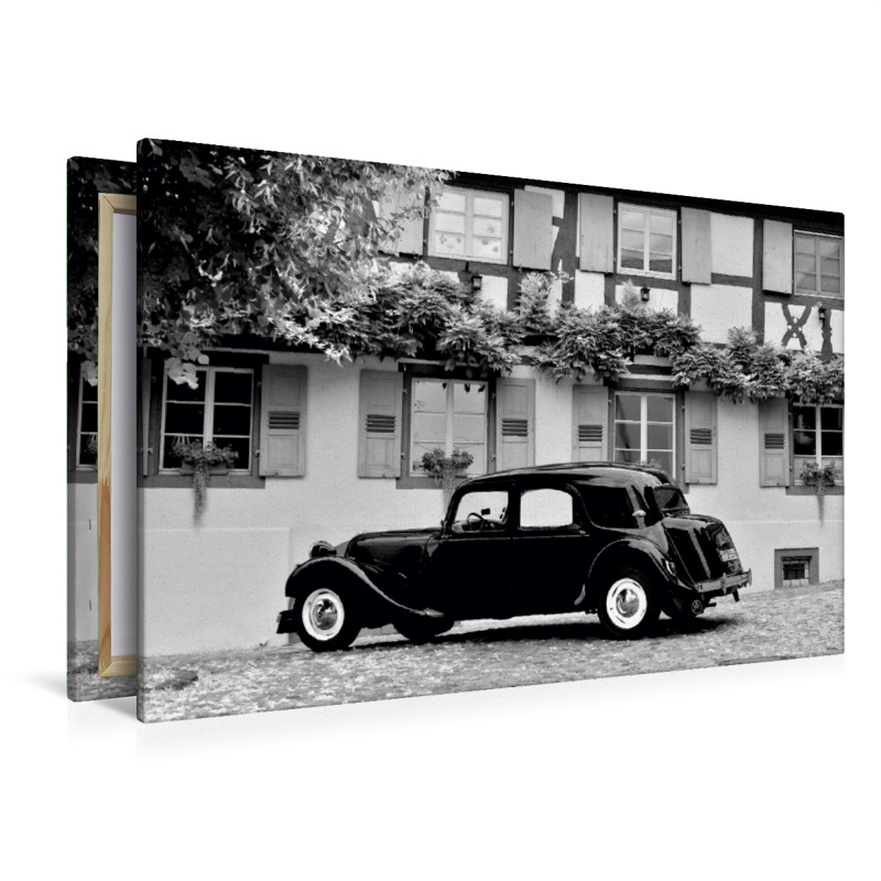 Ein Motiv aus dem Kalender Citroën 11 CV Traction Avant in schwarzweiss