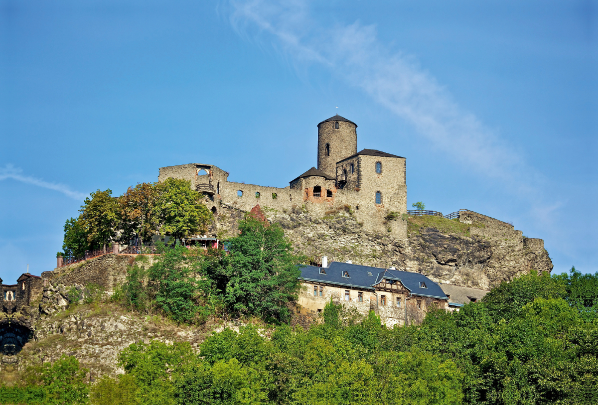 Burg Strekov bei Ustí nad Labem