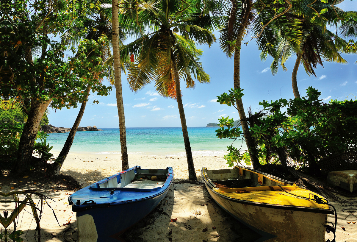 Boote am Strand