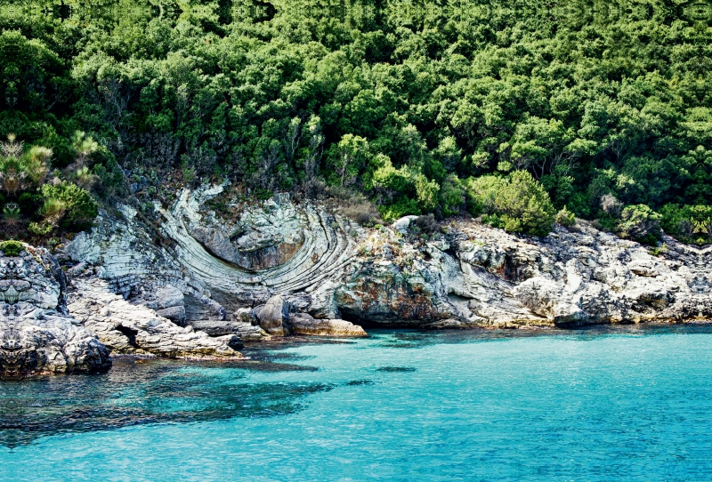 Bucht auf der Insel Antipaxos