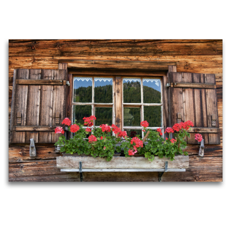 Fenster der Alpe Gschwender Berg