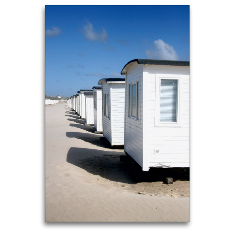 Badehäuschen am Strand von Løkken