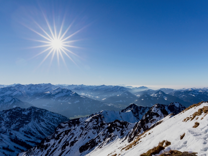 Blick vom Nebelhorn