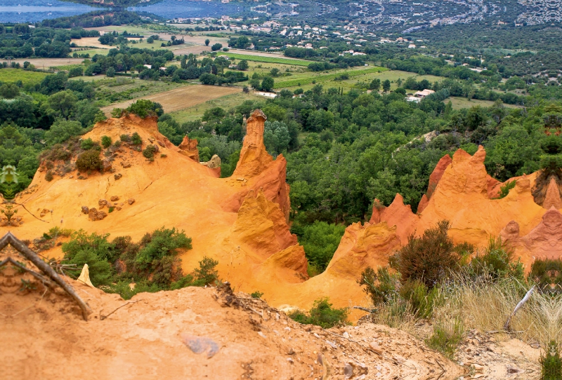 Ockerfelsen von Rustrel