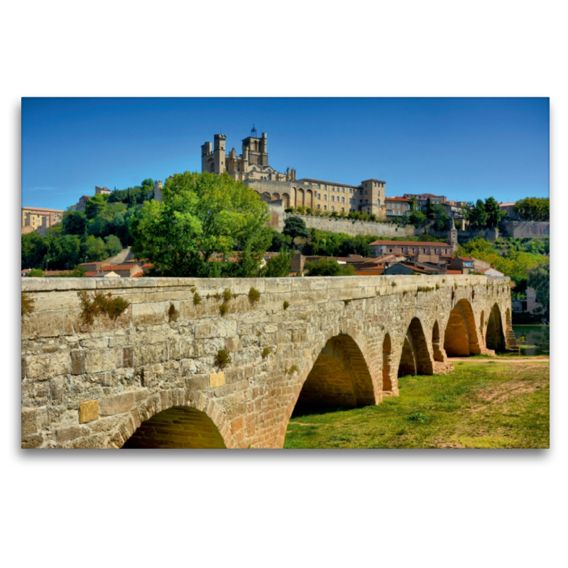 Béziers - alte Brücke und Kathedrale