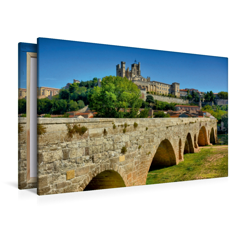 Béziers - alte Brücke und Kathedrale