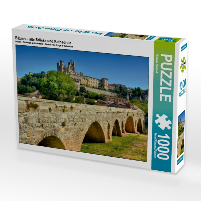 Béziers - alte Brücke und Kathedrale