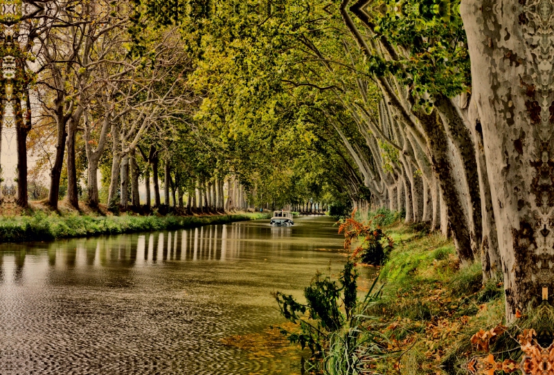 Kanal du Midi bei Béziers