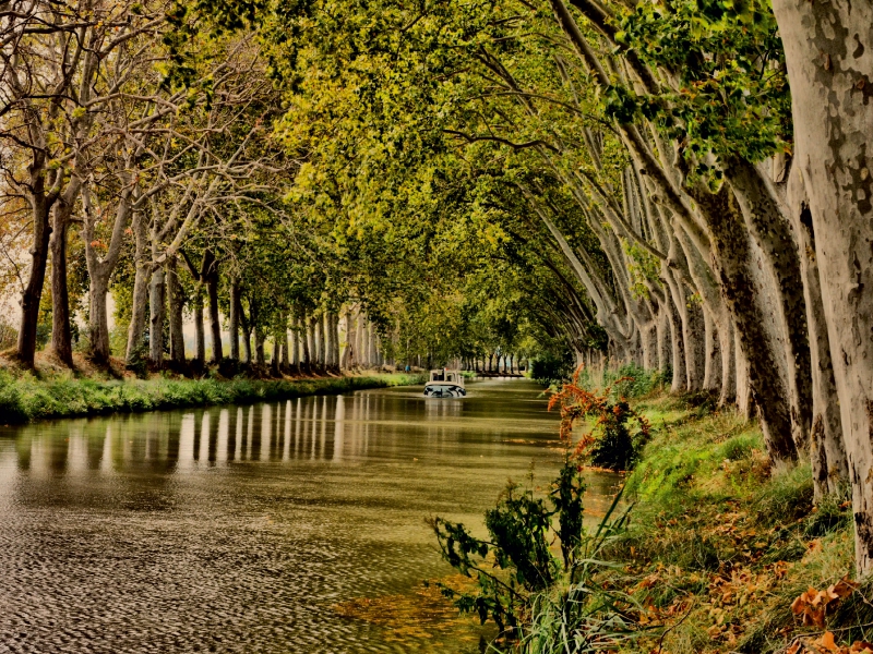 Kanal du Midi bei Béziers