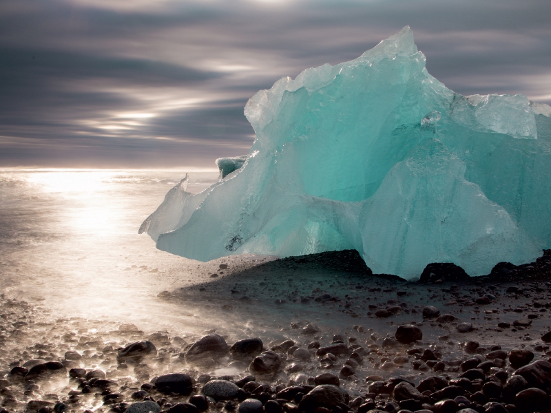 Islands Eis rund um den Jökulsàrlòn