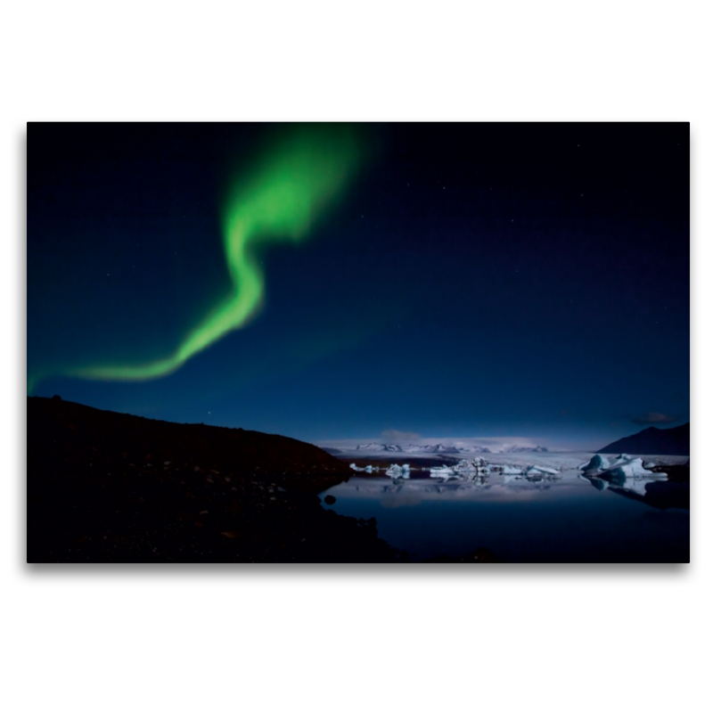 Nordlichter über dem Jökulsàrlòn